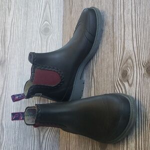 Ted Baker mens  black short rain boots 40
